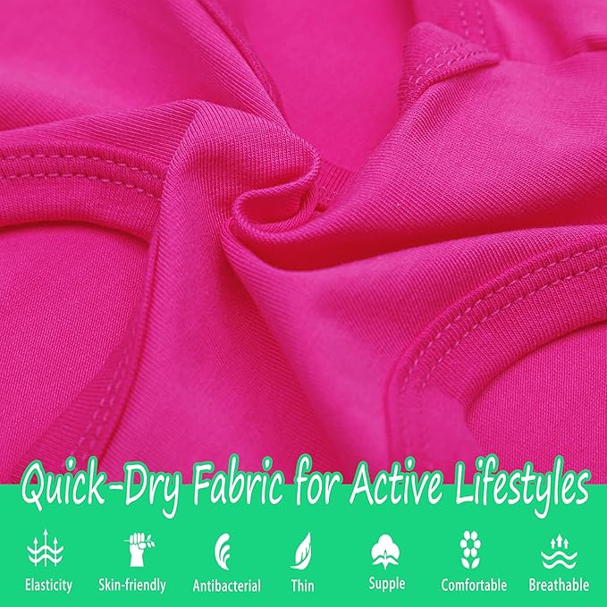 Paiaite Dog Clothes Fashionable Sleeveless Pet Vest: 'Little Miss Sassy' Printed Cotton Dog Shirt, Ideal for Small, Medium, and Large Breeds, Ensuring Comfort and Breathability Orange Pink M