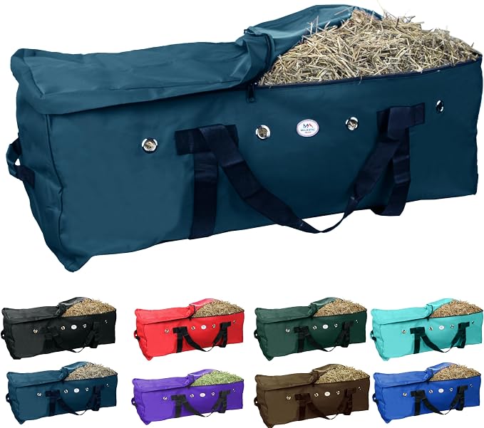 Durable Nylon Hay Bale Storage Bag - Large & Extra Large Sizes by Majestic Ally
