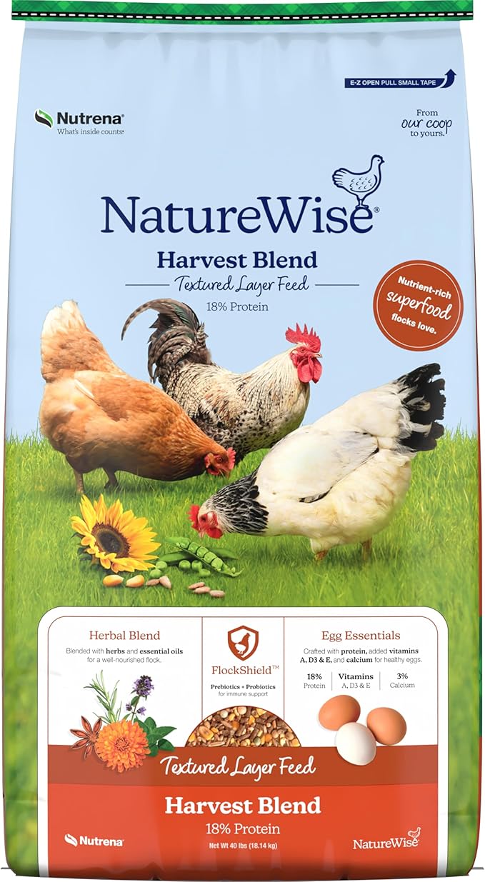 Nutrena Harvest Blend 18% Textured Chicken Feed