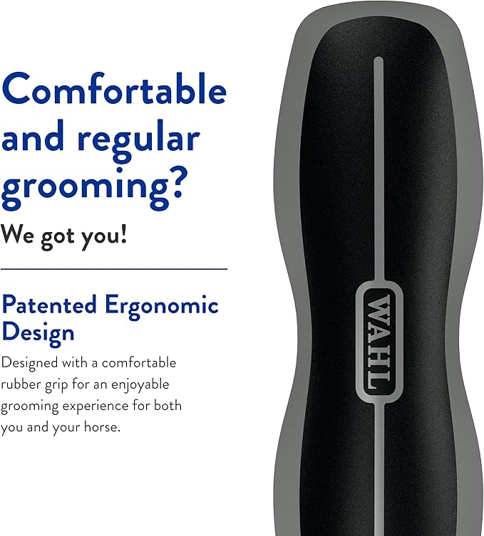 WAHL Professional Animal Equine Soft Body Horse Brush - Black