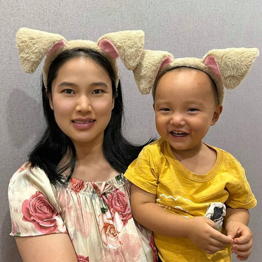 CHEU Puppy dog ears headband costume (brown)