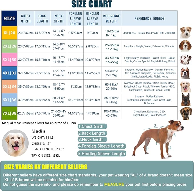 Dog Sun Protection Cooling Suit UPF 50+, Quick-Dry Breathable Jumpsuit for Large & Medium Dogs, Outdoor Dirt-Resistant Shedding Control Pet Apparel (Berry Purple, 6X-Large)