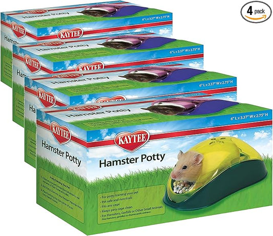 Kaytee Hamster Potty Assorted (Pack of 4)