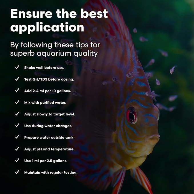 Brightwell Aquatics NeoTiger KH+/GH+ Mineral Supplement Balances Hardness in RO/DI Water with Calcium Magnesium Potassium Sodium for Shrimp Fish Planted Aquariums, 125 ml