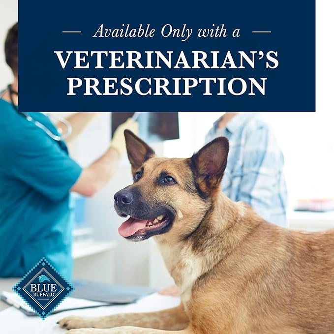 Blue Buffalo Natural Veterinary Diet W+U Weight Management + Urinary Care Dry Dog Food, Veterinarian Prescription Required, Chicken, 6-lb Bag