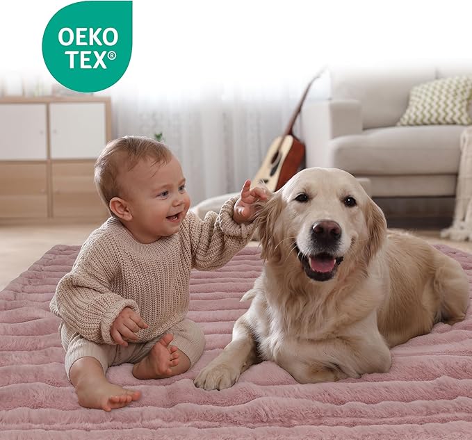 Waterproof Pet Blanket for Large Dogs & Cats - Reversible Calming Plush, Washable Furniture Cover for Couch, Bed, Car Seat, Blocks Leaks, Stains & Pet Fur (Grey, 50"x60")