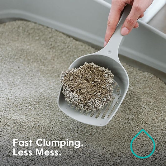 Litter Genie Light Unscented Clumping Cat Litter, 18.5 lbs | Natural Clay Cat Litter | Fast-Clumping, Odor Control, Low Dust, Naturally Lighter