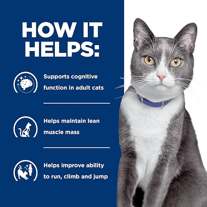 Hill’s Prescription Diet Brain Care + j/d Joint Care Wet Cat Food, Vegetable & Tuna Stew, 2.9 oz. Cans, 24-Pack