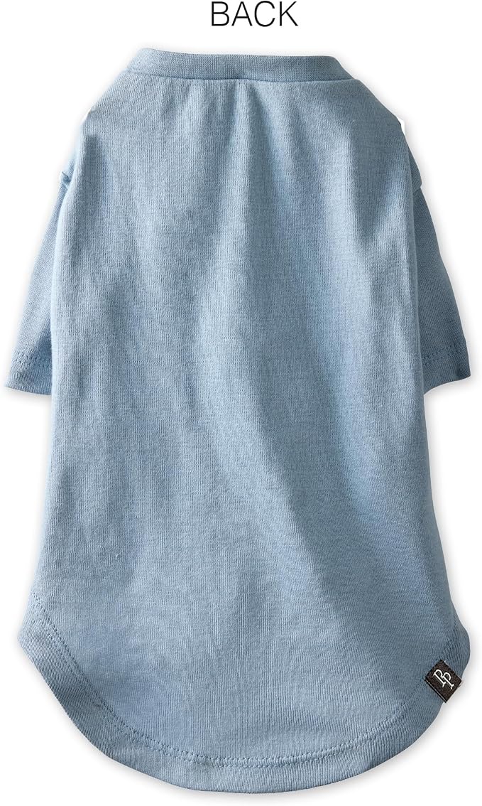 Pet Passion Toby II - The Perfect Tee, 3 Pack Short Sleeve Pet T-Shirt 100% Organic Cotton Tees Clothes for Small, Medium, Large Dogs, Navy Ombre, X-Small (5-12 lbs)