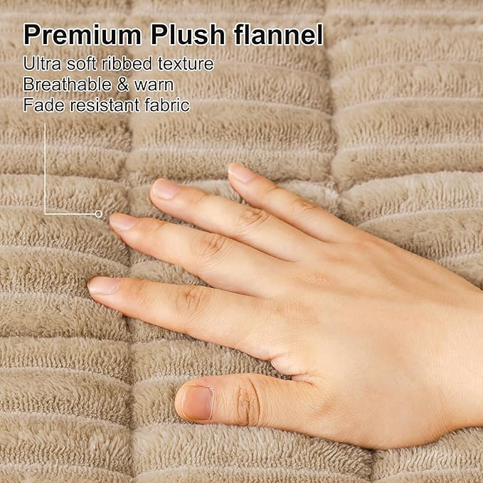 Smiry Couch Cover for Dogs, Non Slip Washable Sofa Protector for Pets, Soft Furniture Cover for Pet, Stylish Sofa Covers, Cozy Protect Against Fur, Dirt & Everyday Messes (Khaki, 27.6" x 82.7")