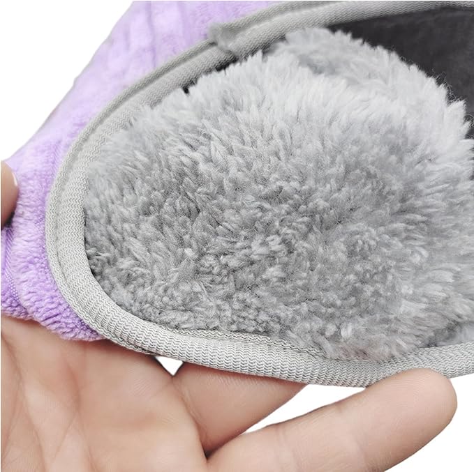 Ferret Hammock Tunnel, Play & Sleep Rat Hammock for Guinea Pigs, Rats, Hamsters, Soft Plush Cage Accessory - Violet - Rat