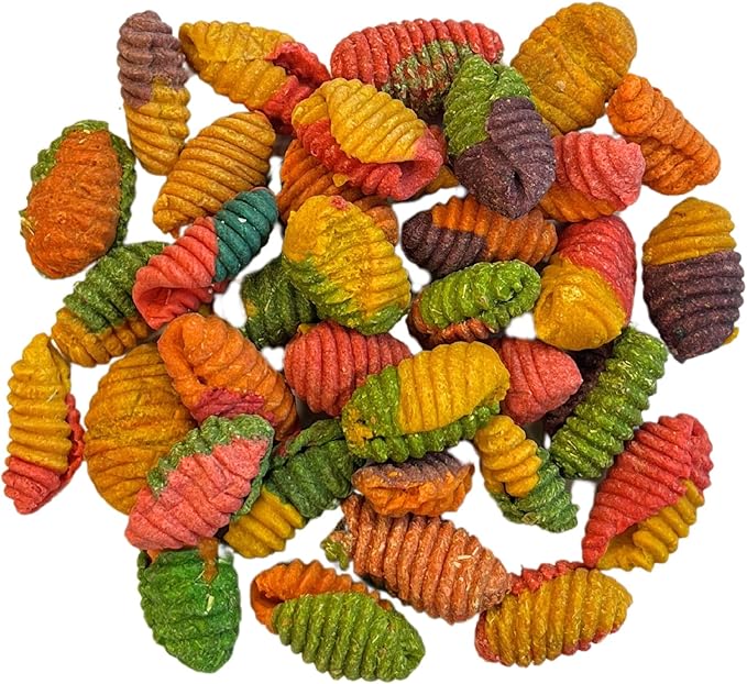 Exotic Nutrition Crunchy Swirls - Fun & Unique Timothy Hay Treat - Rabbits, Guinea Pigs, Hamsters, Chinchillas, Prairie Dogs, Degus, Rats, Squirrels & Other Herbivores (4.7 oz.)