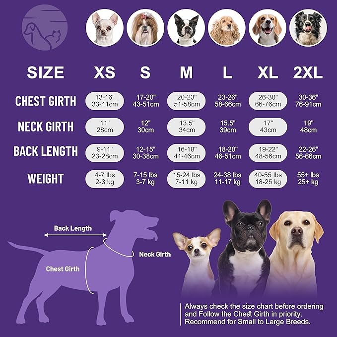cyeollo Recovery Suit for Dogs Surgery Suit Female Spay Soft Pet Onesie Bodysuit Male Dog Neuter, Medium Large Dogs Surgical Recovery Shirt, Yellow Duck, XL