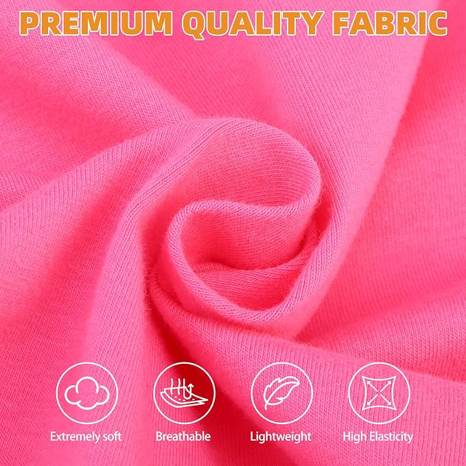 KOOLTAIL Girl Dog Clothes for Large Dogs, 2 Pack Cotton Summer Dog T Shirts UV & Insect Protection for Outdoor Camping, Anti-Hair Loss & Breathable Sleeveless Pet Vest Tank Tops Apparel, Pink & Rose,L