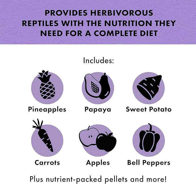 Zilla Pet Reptile Herbivore Food Medley Diet, 4 oz (Pack of 2)