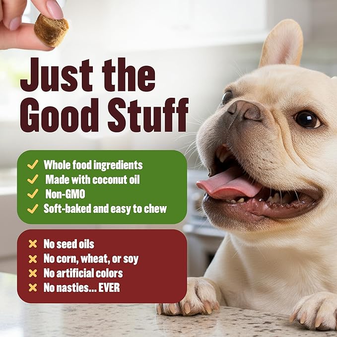 What's Barking Shakers Meal Toppers, Dog Treat Crumbles for Food Topping, Pet Essentials, Sprinkle Topper for Kibble or Wet Food, Made in USA, Resealable Bag (Pack of 3, Blueberry Muffin)