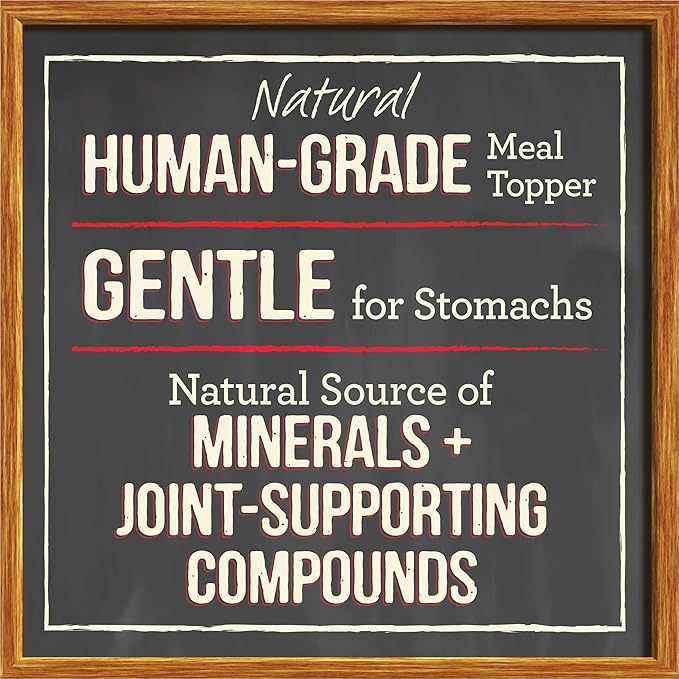 Merrick Grain Free Beef Bone Broth Dog and Cat Food Topper, Premium Grain-Free Complement, 16 oz. Pouch