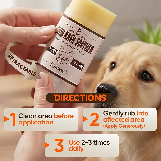 Dog Irritated Skin Relief - Hot Spot Soother Skin Treatment Moisturizer, Anti-Itch & Allergy Dog Lotion, All-Natural Rash Cream for Canines - Soothing Relief for Dry & Itchy Coat - Balm 2 oz | Anti-Itch & Allergy Lotion, All-Natural Rash Cream, Moistur...