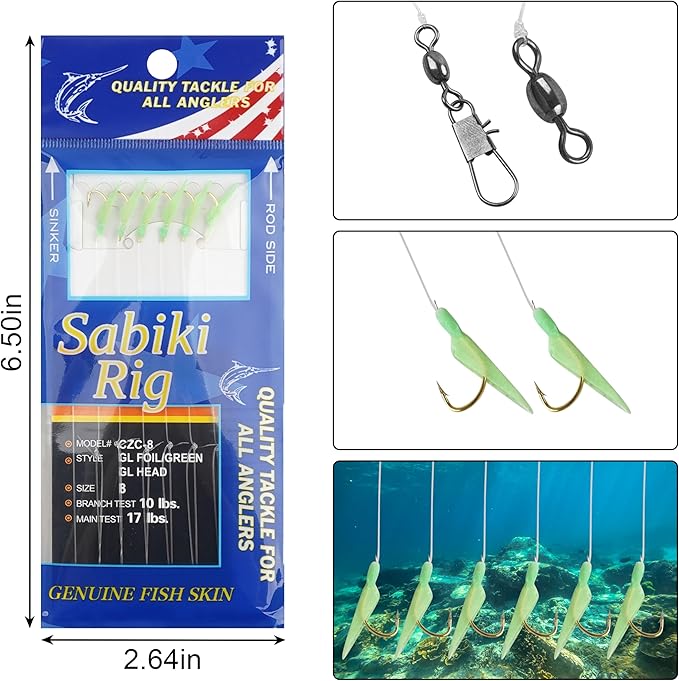 226pcs Saltwater Fishing Tackle Kit Include Fishing Lures Hooks Leader Rigs Bucktail Jig Weights Sinkers Swivel Snap Beads Various Accessories with Tackle Box for Freshwater Saltwater Fishing