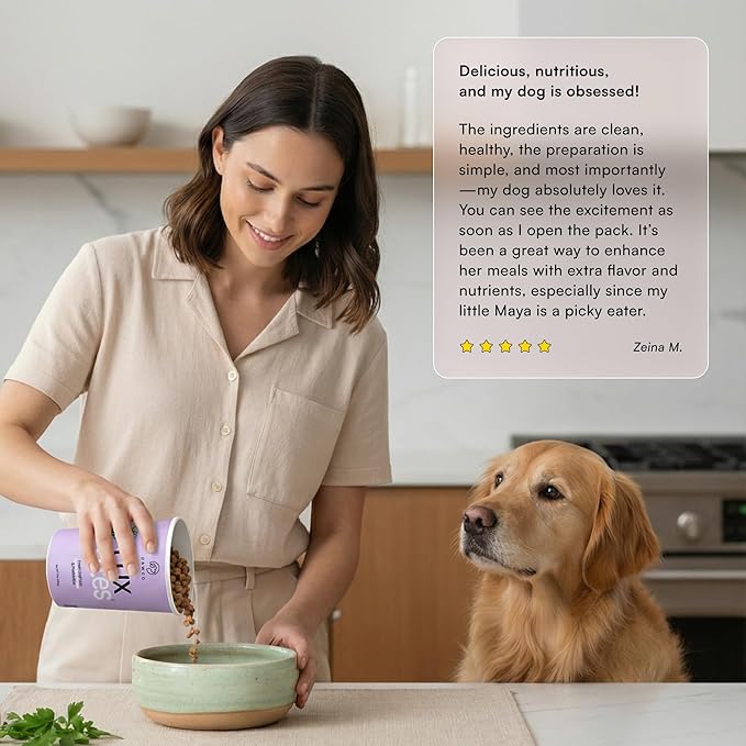 Pawco Dog Food Toppers for Picky Eaters, Heart Health – Supports Heart Function & Energy – Functional Dog Food Flavor Enhancer with Pumpkin, Carrots, & Taurine for Dogs – Magic Topper – 5.6oz