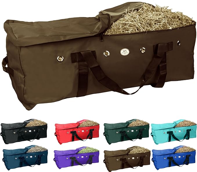 Durable Nylon Hay Bale Storage Bag - Large & Extra-Large Sizes by Majestic Ally