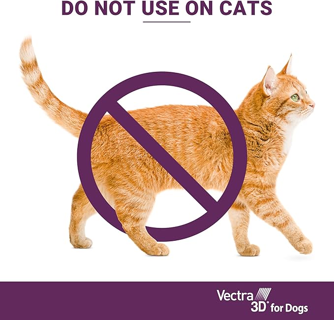 Vectra 3D Flea and Tick Prevention for Dogs, Kills and Repels Fleas, Ticks & Mosquitoes | Fast‑Acting, Waterproof, No Prescription Needed | Small Dogs 11-20 lbs, 6‑Month Supply