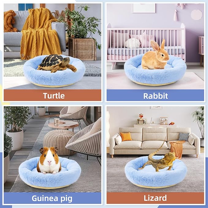 FEBSNOW Guinea Pig Beds, Hamster Bed Hedgehog Bed for Hamster Hedgehog Squirrel Tortoise Lizard and Other Small Animal