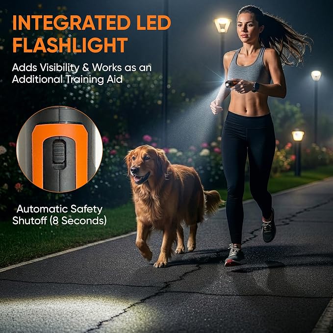 2026 Upgraded Anti Barking Device for Dogs, Ultrasonic Dog Bark Deterrent, Dog Bark Deterrent Devices, Best Anti-Barking Device, 4 Modes & LED Flashlight & LCD Screen Portable Indoor & Outdoor
