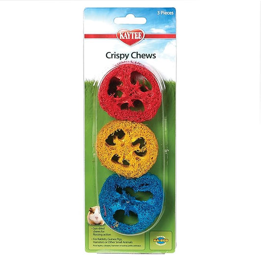 Kaytee Crispy Chews 3-pack For Pet Rabbits, Chinchillas, Guinea Pigs, Rats and Other Small Animals
