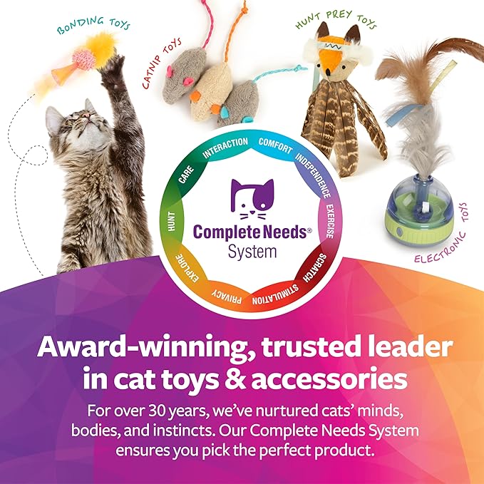 SmartyKat Catnip Toy, Compressed Catnip Ball for Indoor Cats & Kittens, Encourages Play with Less Mess, Cat Toy for All Ages, 5-Pack