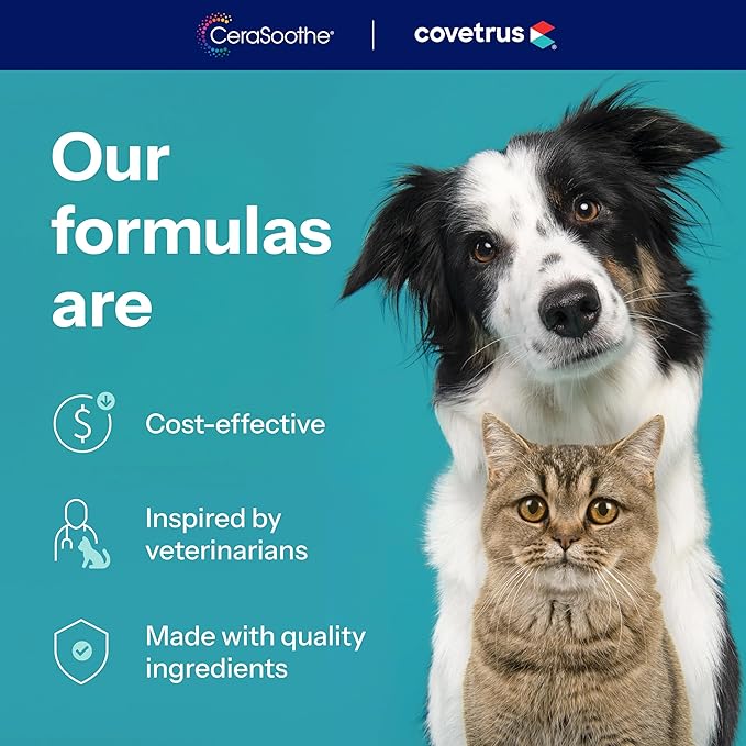 CeraSoothe® CHX+MC Antiseptic Shampoo for Dogs, Cats & Horses – Skin Cleansing with Chlorhexidine & Miconazole 16 oz