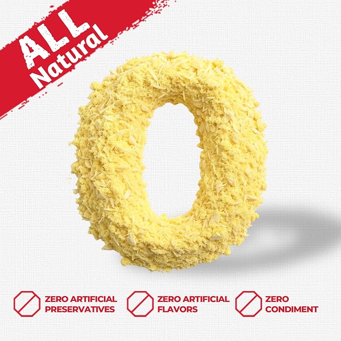 Just Try 4.23 OZ Chicken & Egg Yolk Cat Food Toppers Sprinkles with Freeze Dried Egg Yolk High Protein & Low Fat Freeze Dried Cat Treats