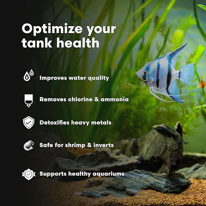 Brightwell Aquatics Shrimp Prep – Water Conditioner for Freshwater Shrimp & Aquariums – Removes Chlorine, Ammonia & Heavy Metals – Promotes Healthy Habitat, 500 ml