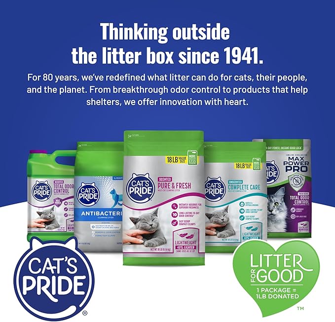 Cat's Pride Pure & Fresh - Scented 18lb Bag