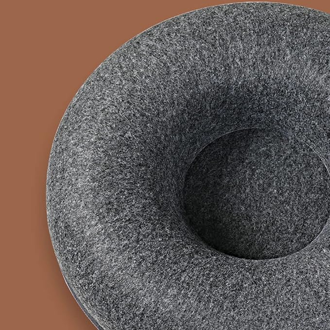 Thicken Felt Round Bed Warm Soft Tunnel Tube Small Pet Detachable Design Easy to Large Capacity Winter Pet Bed