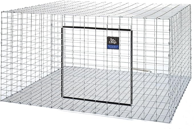 Miller Little Giant AH3030 Rabbit Hutch, 30 x 30 x 16, Galvanized