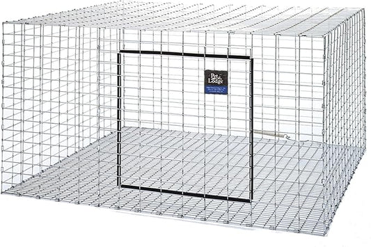 Miller Little Giant AH3030 Rabbit Hutch, 30 x 30 x 16, Galvanized