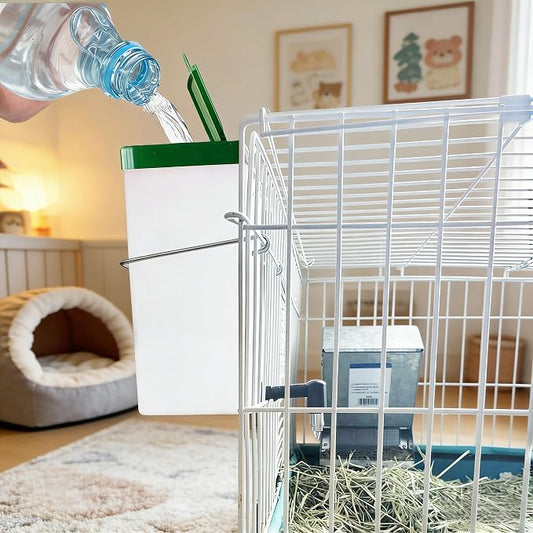 4Pack Rabbit Water Bottle for Cage, 32oz Small Animal Water Dispenser Water Bottle for Small Pet/Bunny/Ferret/Hamster/Guinea Pig/Rabbit/Chinchilla/Mouse/Rat/Gerbil (4)