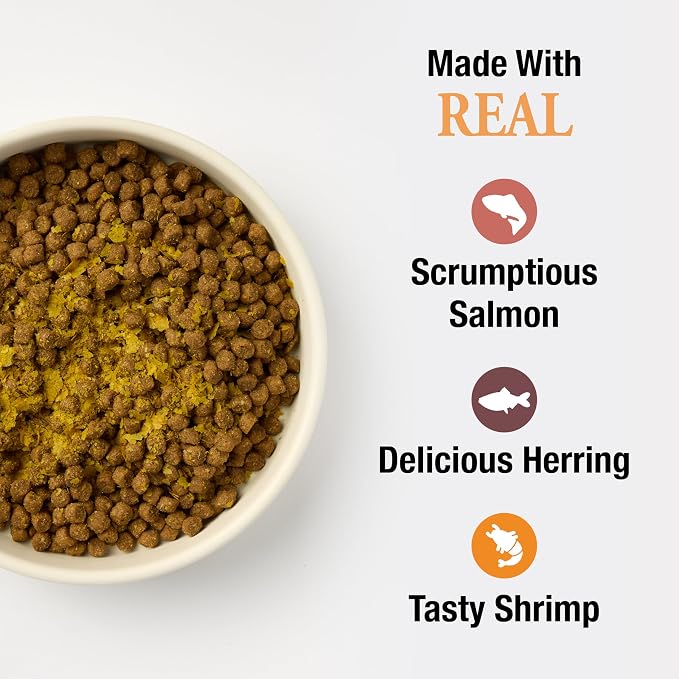 Good 'n' Tasty Triple Flavor Flake Topper & Treat for Cats, 0.8 Ounces, Cat Food Mixer Made with Real Alaskan Salmon, Herring and Shrimp, Complements Daily Diet