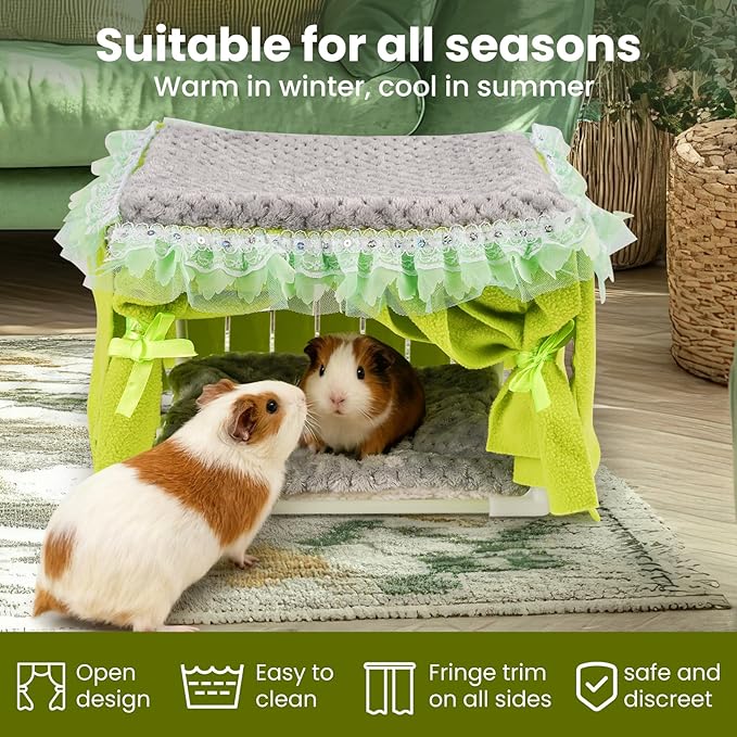 NAPLORD Guinea Pig Bed & Guinea Pig Hideout: C&C Cage Cozy Hideaway-Guinea Pig Toy