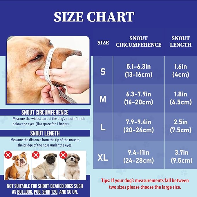 Evollax Dog Muzzle Medium Sized Dogs – Soft Air Mesh Muzzle for Medium Sized Dog | Muzzles for Dogs | Mussle to Stop Biting, Barking and Chewing Perfect for Small to Large Doge
