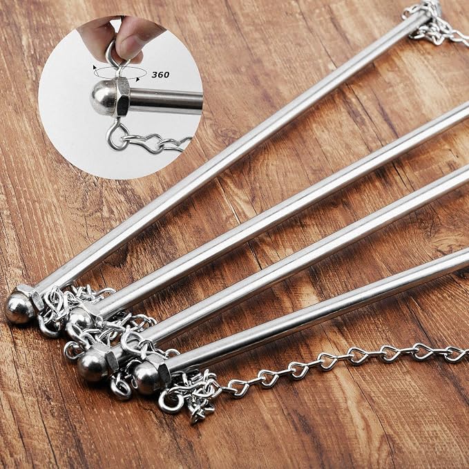 Horse Blanket Rack Heavy Duty Stainless Steel Blanket Holder for Horse Blankets Pads Saddle Blankets,24 * 44 inches