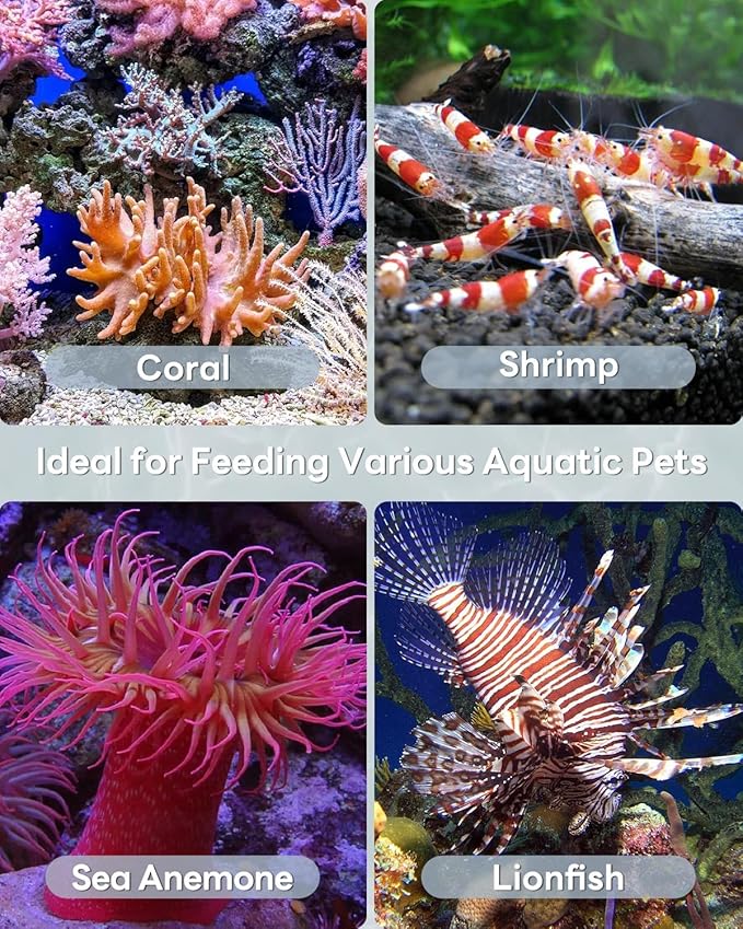 Pawfly Aquarium Coral Feeder 15.7 Inch Long Tube Coral Food Feeder Manual Feeding Tube Fish Excreta Cleaner Long Acrylic Syringe for Reef Marine Fish Shrimp Aquatic Plants