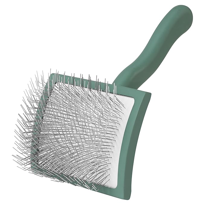 Freshly Bailey Doodle Brush for Goldendoodle, Poodle, and Labradoodle Coats - Best Slicker for Dogs With Wavy & Curly Hair - Detangle & Fluff Like a Pro - Grooming Must Haves (Large)