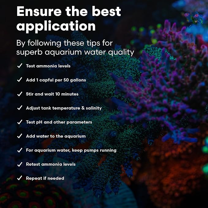Continuum Aquatics Fraction Water Conditioner for Freshwater & Marine Aquariums – Removes Ammonia, Chlorine & Chloramines – Supports Aquarium Balance – Advanced Water Treatment, 250 ml