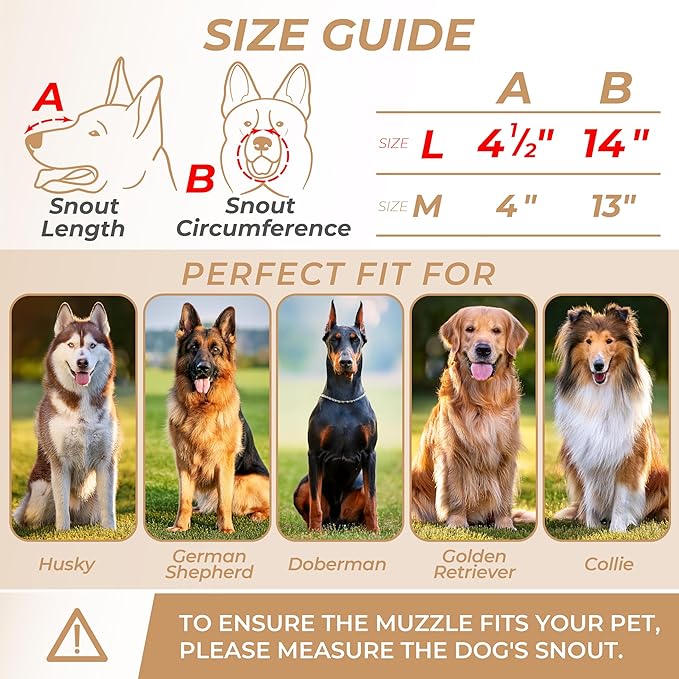 German Shepherd Muzzle for Large Sized Dog – Metal Dog Muzzle for German Shepherd – Steel Basket Muzzles for Large Dogs – Wire Cage Muzzles for Medium Dogs Husky, Belgian Malinois