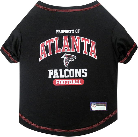 NFL Atlanta Falcons Dog T-Shirt for Pets, Size X-Large. Officially Licensed Pet Shirt with Team Logo, Soft Stretchable Comfort Fit Apparel for Dogs & Cats