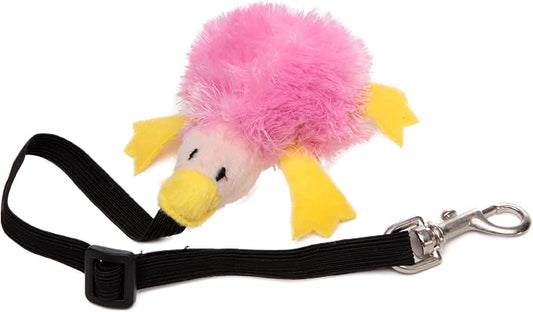 Marshall Pet Products Bungee Toy for Ferrets - Interactive Tug & Fetch Toy - Durable, Soft Plush with Elastic Bungee for Engaging Play - Perfect for Ferret Enrichment & Exercise