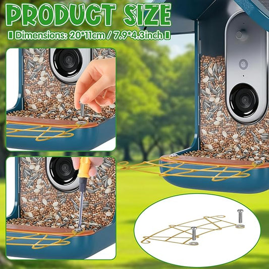 Perch Extender for Bird, Feeder Accessories, Replacement Parts for Bird Metal Material Stable Accessories Not Easily Damaged Easy to Install