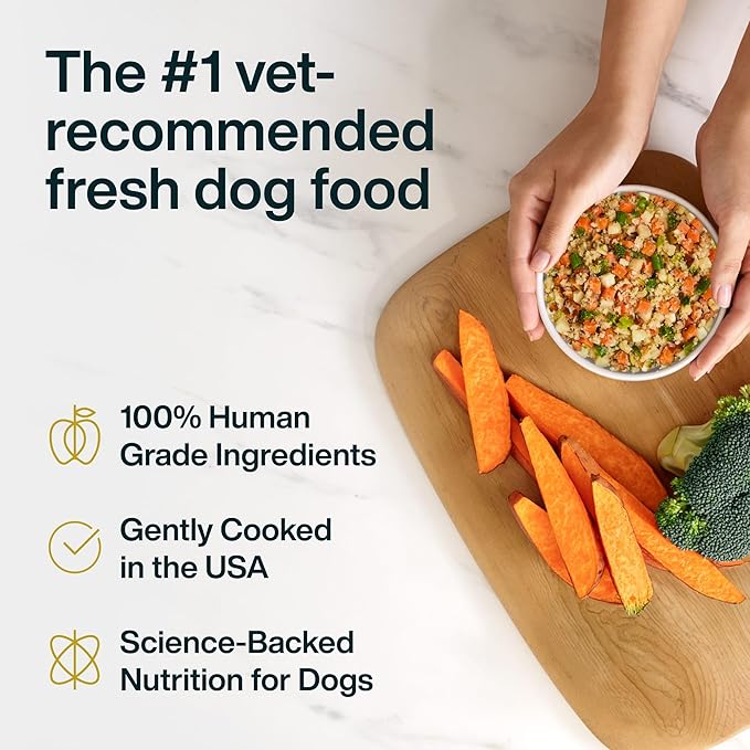 JustFoodForDogs Puppy Frozen Fresh Dog Food Variety Pack, Complete Meal or Dog Food Topper, Fish & Chicken Human Grade Dog Food Recipes, 18oz (Pack of 7)